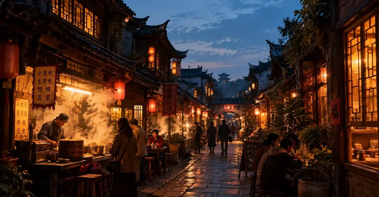 黄果剧场《甜宠小娘子》首屏剧照，甜宠题材夜色场景